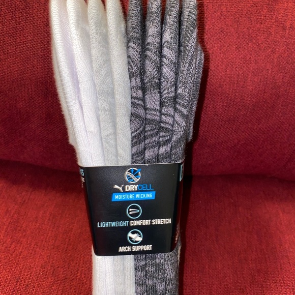 PUMA Ladies 8 Pair No Show Sneaker Socks - Picture 6 of 7